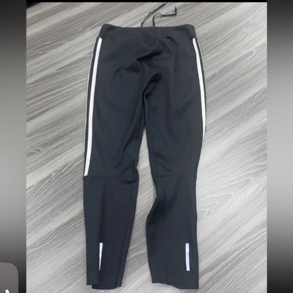 Adidas 3 Stripe Energy Running Climalite Compression Tights Black Size Small - Picture 6 of 12